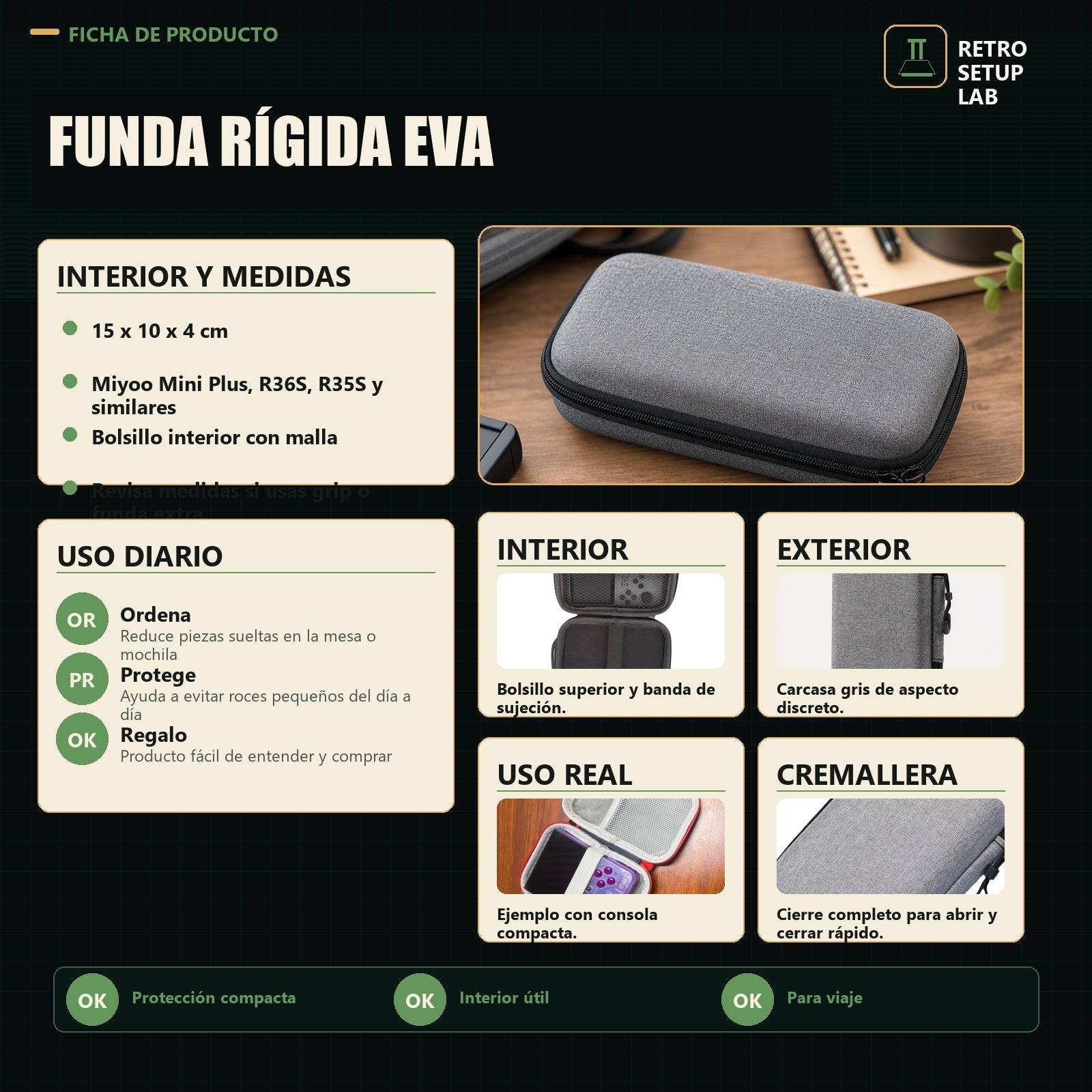 Retro Setup Lab - funda EVA premium - imagen 2