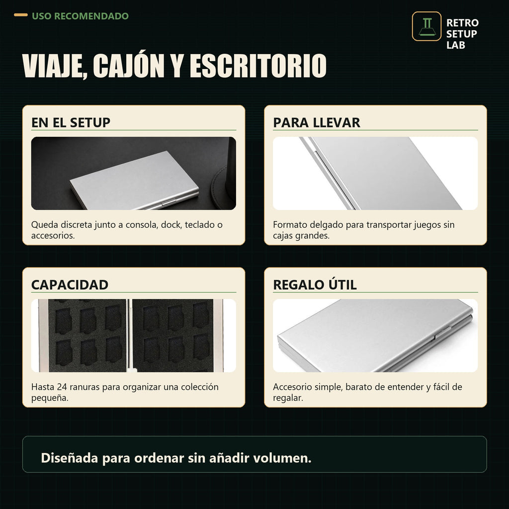 Retro Setup Lab - caja para tarjetas premium - imagen 4